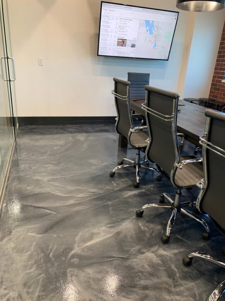 Metallic Epoxy Flooring Utah | Hard Rock Concrete Coatings